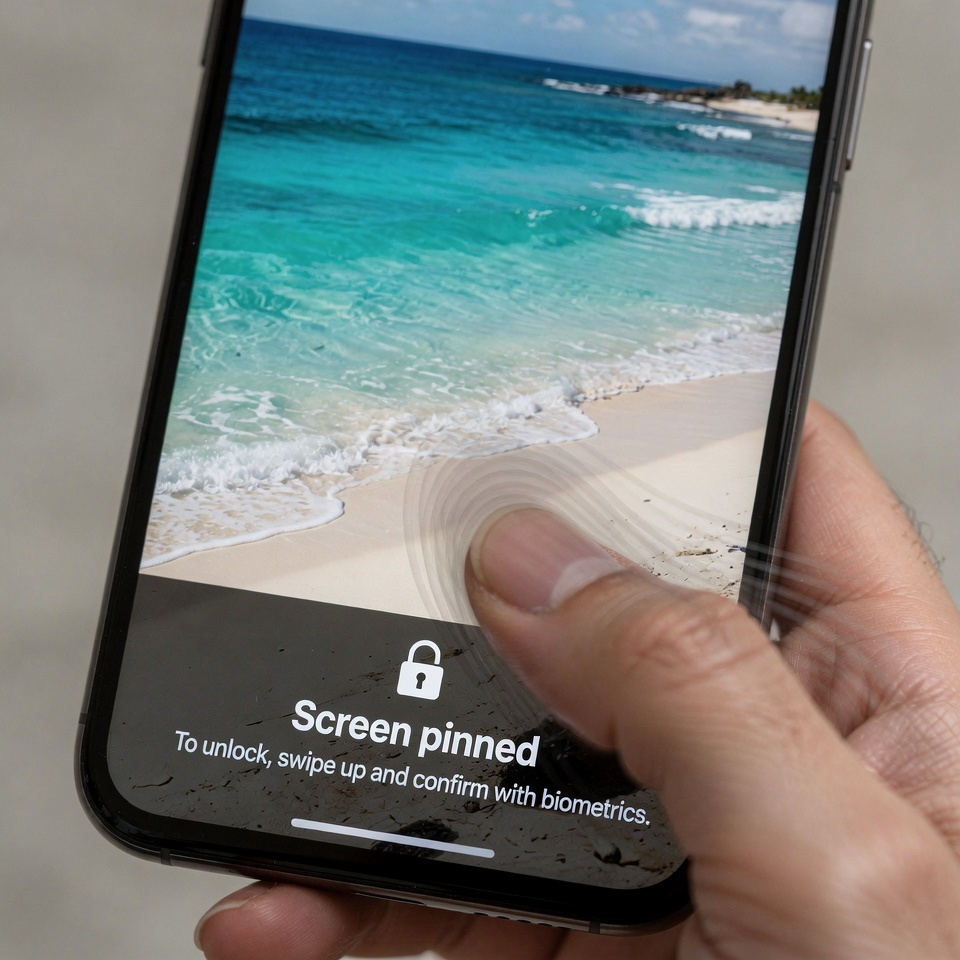 Funkcja przypinania aplikacji w systemie Android blokuje pojedynczą aplikację na ekranie w celu bezpiecznego wypożyczenia telefonu.