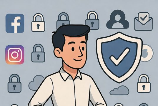 Zvládnutí hesla: Vytvářejte neprolomitelné kódy, aniž byste je zapomněli. Sebevědomý člověk s dobře organizovaným systémem digitálního zabezpečení, který chrání jeho online účty.