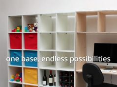 Niestandardowe sposoby przechowywania: Porażki IKEA zamienione w zwycięstwa. 🛠️🏆 Trzy warianty tego samego regału IKEA dostosowane do różnych potrzeb przechowywania: zabawek, wina i biurka.